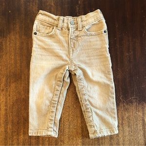 Baby Gap 12-18 mo. Khaki Skinny Jeans EUC
